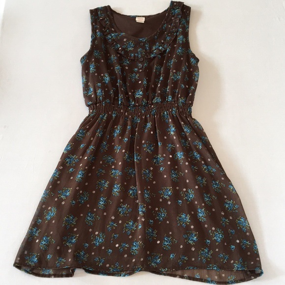 Mossimo Supply Co. Dresses & Skirts - Mossimo Supply Company Blouson Dress Brown Size L